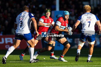 2024-10-12 - Zach Mercer of Gloucester Rugby during the English championship Gallagher Premiership Rugby Union match between Gloucester Rugby and Bath Rugby on 12 October 2024 at the Kingsholm Stadium in Gloucester, England - RUGBY - ENGLISH CHAMPIONSHIP - GLOUCESTER V BATH - PREMERSHIP RUGBY UNION - RUGBY