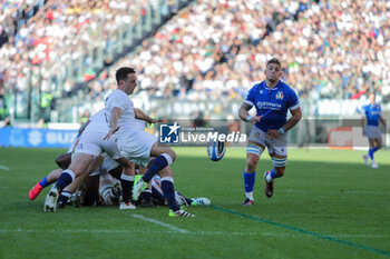 2024-02-03 - Alex Mitchell (England) -  ITALY VS ENGLAND - SIX NATIONS - RUGBY