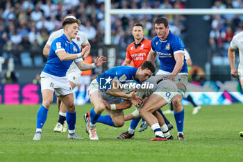 2024-02-03 - Italy defense -  ITALY VS ENGLAND - SIX NATIONS - RUGBY