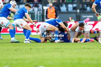 2024-02-03 - Italy ruck -  ITALY VS ENGLAND - SIX NATIONS - RUGBY