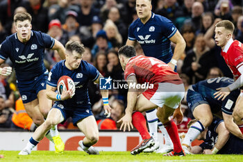 2024-02-03 - George Horne of Scotland during the 2024 Six nations Championship, rugby union match between Wales and Scotland on 3 February 2024 at Millenium Stadium in Cardiff, Wales - RUGBY - SIX NATIONS 2024 - WALES V SCOTLAND - SIX NATIONS - RUGBY