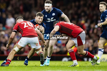 2024-02-03 - Alec Hepburn of Scotland during the 2024 Six nations Championship, rugby union match between Wales and Scotland on 3 February 2024 at Millenium Stadium in Cardiff, Wales - RUGBY - SIX NATIONS 2024 - WALES V SCOTLAND - SIX NATIONS - RUGBY