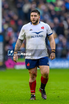 2024-02-10 - Cyril Baille of France during the 2024 Six nations Championship, rugby union match between Scotland and France on 10 February 2024 at Scottish Gas Murrayfield in Edinburgh, Scotland - RUGBY - SIX NATIONS 2024 - SCOTLAND V FRANCE - SIX NATIONS - RUGBY