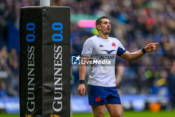 2024-02-10 - Thomas Ramos of France during the 2024 Six nations Championship, rugby union match between Scotland and France on 10 February 2024 at Scottish Gas Murrayfield in Edinburgh, Scotland - RUGBY - SIX NATIONS 2024 - SCOTLAND V FRANCE - SIX NATIONS - RUGBY