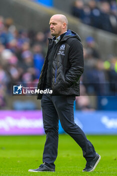 2024-02-10 - Scotland head coach, Gregor Townsend during the 2024 Six nations Championship, rugby union match between Scotland and France on 10 February 2024 at Scottish Gas Murrayfield in Edinburgh, Scotland - RUGBY - SIX NATIONS 2024 - SCOTLAND V FRANCE - SIX NATIONS - RUGBY