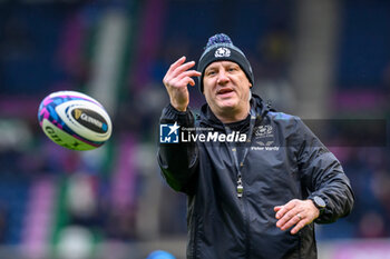 2024-02-10 - Scotland forwards coach, John Dalziel during the 2024 Six nations Championship, rugby union match between Scotland and France on 10 February 2024 at Scottish Gas Murrayfield in Edinburgh, Scotland - RUGBY - SIX NATIONS 2024 - SCOTLAND V FRANCE - SIX NATIONS - RUGBY