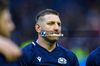 2024-02-10 - Finn Russell of Scotland looks dejected after the final whistle during the 2024 Six nations Championship, rugby union match between Scotland and France on 10 February 2024 at Scottish Gas Murrayfield in Edinburgh, Scotland - RUGBY - SIX NATIONS 2024 - SCOTLAND V FRANCE - SIX NATIONS - RUGBY