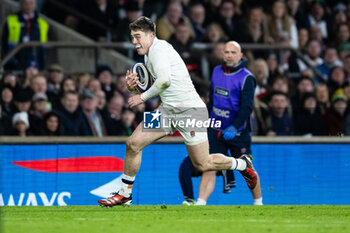 2024-02-10 - Tommy Freeman of England during the 2024 Six nations Championship, rugby union match between England and Wales on 10 February 2024 at Twickenham stadium in London, England - RUGBY - SIX NATIONS 2024 - ENGLAND V WALES - SIX NATIONS - RUGBY