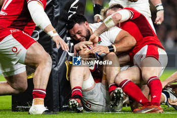 2024-02-10 - Ellis Genge of England is unable to get over the line during the 2024 Six nations Championship, rugby union match between England and Wales on 10 February 2024 at Twickenham stadium in London, England - RUGBY - SIX NATIONS 2024 - ENGLAND V WALES - SIX NATIONS - RUGBY