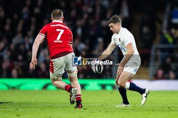 2024-02-10 - George Ford of England during the 2024 Six nations Championship, rugby union match between England and Wales on 10 February 2024 at Twickenham stadium in London, England - RUGBY - SIX NATIONS 2024 - ENGLAND V WALES - SIX NATIONS - RUGBY