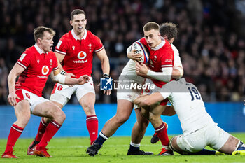 2024-02-10 - Cameron Winnett of Wales during the 2024 Six nations Championship, rugby union match between England and Wales on 10 February 2024 at Twickenham stadium in London, England - RUGBY - SIX NATIONS 2024 - ENGLAND V WALES - SIX NATIONS - RUGBY