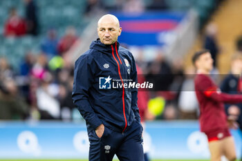 2024-02-10 - Head Coach Steve Borthwick of England during the 2024 Six nations Championship, rugby union match between England and Wales on 10 February 2024 at Twickenham stadium in London, England - RUGBY - SIX NATIONS 2024 - ENGLAND V WALES - SIX NATIONS - RUGBY