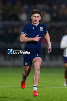 2024-02-09 - Kerr Johnston of Scotland during the 2024 Under 20 Six Nations championship, rugby union match between Scotland and France on 9 February 2024 at the Hive Stadium in Edinburgh, Scotland - RUGBY - U20 SIX NATIONS 2024 - SCOTLAND V FRANCE - SIX NATIONS - RUGBY