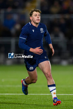 2024-02-09 - Geordie Gwynn of Scotland during the 2024 Under 20 Six Nations championship, rugby union match between Scotland and France on 9 February 2024 at the Hive Stadium in Edinburgh, Scotland - RUGBY - U20 SIX NATIONS 2024 - SCOTLAND V FRANCE - SIX NATIONS - RUGBY