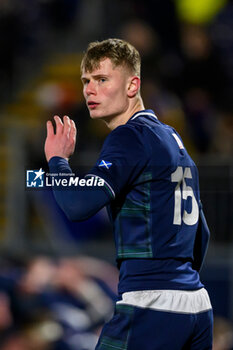 2024-02-09 - Fergus Watson of Scotland during the 2024 Under 20 Six Nations championship, rugby union match between Scotland and France on 9 February 2024 at the Hive Stadium in Edinburgh, Scotland - RUGBY - U20 SIX NATIONS 2024 - SCOTLAND V FRANCE - SIX NATIONS - RUGBY