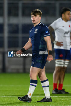 2024-02-09 - Robbie Dean of Scotland during the 2024 Under 20 Six Nations championship, rugby union match between Scotland and France on 9 February 2024 at the Hive Stadium in Edinburgh, Scotland - RUGBY - U20 SIX NATIONS 2024 - SCOTLAND V FRANCE - SIX NATIONS - RUGBY
