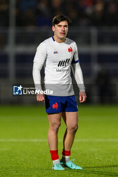 2024-02-09 - Maxence Biasotto of France during the 2024 Under 20 Six Nations championship, rugby union match between Scotland and France on 9 February 2024 at the Hive Stadium in Edinburgh, Scotland - RUGBY - U20 SIX NATIONS 2024 - SCOTLAND V FRANCE - SIX NATIONS - RUGBY