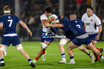 2024-02-09 - Patrick Tuifua of France during the 2024 Under 20 Six Nations championship, rugby union match between Scotland and France on 9 February 2024 at the Hive Stadium in Edinburgh, Scotland - RUGBY - U20 SIX NATIONS 2024 - SCOTLAND V FRANCE - SIX NATIONS - RUGBY