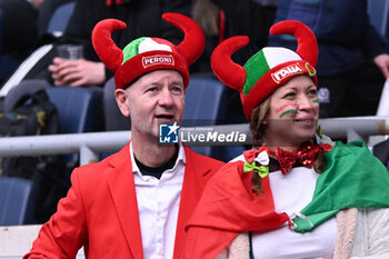 2024-03-09 - Italian fans during the Six Nations Championship match between Italy and Scotland on 9 march at Stadio Olimpico in Rome, Italy - ITALY VS SCOTLAND - SIX NATIONS - RUGBY