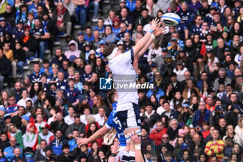 2024-03-09 - Line out during the Six Nations Championship match between Italy and Scotland on 9 march at Stadio Olimpico in Rome, Italy - ITALY VS SCOTLAND - SIX NATIONS - RUGBY