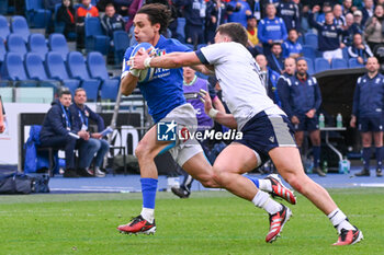 2024-03-09 - Action game during the Six Nations Championship match between Italy and Scotland on 9 march at Stadio Olimpico in Rome, Italy - ITALY VS SCOTLAND - SIX NATIONS - RUGBY