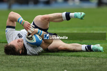 2024-03-09 - Rome, Italy 09.03.2024: George Horne (Scotland) scoring a try during the Guinness Six Nations 2024 tournament match between Italy and Scotland at Stadio Olimpico on March 09, 2024 in Rome, Italy.
 - ITALY VS SCOTLAND - SIX NATIONS - RUGBY