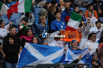 2024-03-09 - Rome, Italy 09.03.2024: fans on the stand during the Guinness Six Nations 2024 tournament match between Italy and Scotland at Stadio Olimpico on March 09, 2024 in Rome, Italy.
 - ITALY VS SCOTLAND - SIX NATIONS - RUGBY