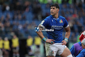 2024-03-09 - Rome, Italy 09.03.2024: Tommaso MENONCELLO (italy) during the Guinness Six Nations 2024 tournament match between Italy and Scotland at Stadio Olimpico on March 09, 2024 in Rome, Italy.
 - ITALY VS SCOTLAND - SIX NATIONS - RUGBY