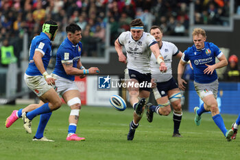 2024-03-09 - Rome, Italy 09.03.2024: Rory Darge (cc) (Scotland) in action during the Guinness Six Nations 2024 tournament match between Italy and Scotland at Stadio Olimpico on March 09, 2024 in Rome, Italy.
 - ITALY VS SCOTLAND - SIX NATIONS - RUGBY