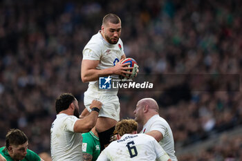 09/03/2024 - George Martin of England during the 2024 Six Nations Championship, rugby union match between England and Ireland on 9 March 2024 at Twickenham stadium in London, England - RUGBY - SIX NATIONS 2024 - ENGLAND V IRELAND - 6 NAZIONI - RUGBY