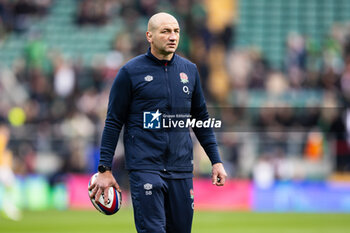 2024-03-09 - Head Coach Steve Borthwick of England during the 2024 Six Nations Championship, rugby union match between England and Ireland on 9 March 2024 at Twickenham stadium in London, England - RUGBY - SIX NATIONS 2024 - ENGLAND V IRELAND - SIX NATIONS - RUGBY
