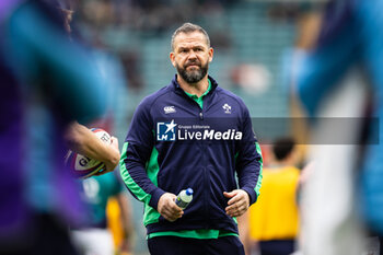 09/03/2024 - Head Coach Andy Farrell of Ireland during the 2024 Six Nations Championship, rugby union match between England and Ireland on 9 March 2024 at Twickenham stadium in London, England - RUGBY - SIX NATIONS 2024 - ENGLAND V IRELAND - 6 NAZIONI - RUGBY