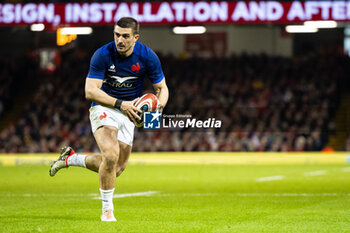 10/03/2024 - Thomas Ramos of France during the 2024 Six nations Championship, rugby union match between Wales and France on 10 March 2024 at Millenium Stadium in Cardiff, Wales - RUGBY - SIX NATIONS 2024 - WALES V FRANCE - 6 NAZIONI - RUGBY