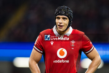 10/03/2024 - Dafydd Jenkins of Wales during the 2024 Six nations Championship, rugby union match between Wales and France on 10 March 2024 at Millenium Stadium in Cardiff, Wales - RUGBY - SIX NATIONS 2024 - WALES V FRANCE - 6 NAZIONI - RUGBY