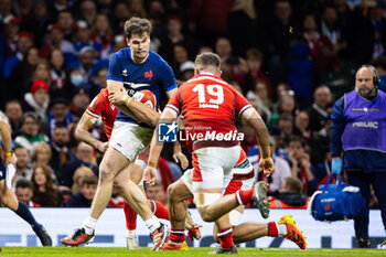 2024-03-10 - Damian Penaud of France during the 2024 Six nations Championship, rugby union match between Wales and France on 10 March 2024 at Millenium Stadium in Cardiff, Wales - RUGBY - SIX NATIONS 2024 - WALES V FRANCE - SIX NATIONS - RUGBY