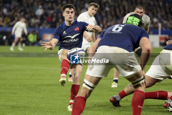 2024-03-16 - Nolan Le Garrec of France during the 2024 Six nations Championship, rugby union match between France and England on March 16, 2024 at Groupama stadium in Décines-Charpieu near Lyon, France - RUGBY - SIX NATIONS 2024 - FRANCE V ENGLAND - SIX NATIONS - RUGBY
