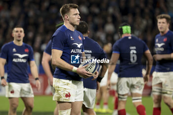 2024-03-16 - Leo Barre of France during the 2024 Six nations Championship, rugby union match between France and England on March 16, 2024 at Groupama stadium in Décines-Charpieu near Lyon, France - RUGBY - SIX NATIONS 2024 - FRANCE V ENGLAND - SIX NATIONS - RUGBY