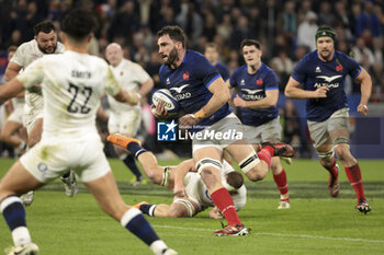16/03/2024 - Charles Ollivon of France during the 2024 Six nations Championship, rugby union match between France and England on March 16, 2024 at Groupama stadium in Décines-Charpieu near Lyon, France - RUGBY - SIX NATIONS 2024 - FRANCE V ENGLAND - 6 NAZIONI - RUGBY