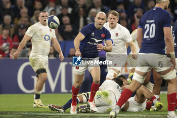 2024-03-16 - Maxime Lucu of France during the 2024 Six nations Championship, rugby union match between France and England on March 16, 2024 at Groupama stadium in Décines-Charpieu near Lyon, France - RUGBY - SIX NATIONS 2024 - FRANCE V ENGLAND - SIX NATIONS - RUGBY