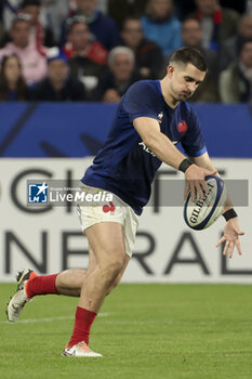 2024-03-16 - Thomas Ramos of France during the 2024 Six nations Championship, rugby union match between France and England on March 16, 2024 at Groupama stadium in Décines-Charpieu near Lyon, France - RUGBY - SIX NATIONS 2024 - FRANCE V ENGLAND - SIX NATIONS - RUGBY