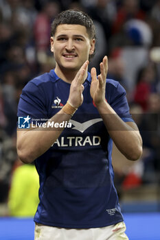 2024-03-16 - Nicolas Depoortere of France salutes the supporters following the 2024 Six nations Championship, rugby union match between France and England on March 16, 2024 at Groupama stadium in Décines-Charpieu near Lyon, France - RUGBY - SIX NATIONS 2024 - FRANCE V ENGLAND - SIX NATIONS - RUGBY