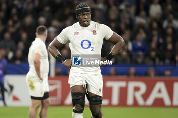 2024-03-16 - Maro Itoje of England during the 2024 Six nations Championship, rugby union match between France and England on March 16, 2024 at Groupama stadium in Décines-Charpieu near Lyon, France - RUGBY - SIX NATIONS 2024 - FRANCE V ENGLAND - SIX NATIONS - RUGBY
