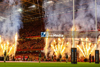 2024-03-16 - A general view of The Principality Stadium, home of the Welsh Rugby Union during the 2024 Six nations Championship, rugby union match between Wales and Italy on 16 March 2024 at Millenium Stadium in Cardiff, Wales - RUGBY - SIX NATIONS 2024 - WALES V ITALY - SIX NATIONS - RUGBY