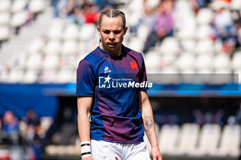 2024-04-14 - Marine Menager of France warms up ahead of the Women's Six Nations 2024, rugby union match between France and Italy on April 14, 2024 at Jean Bouin stadium in Paris, France - RUGBY - WOMEN'S SIX NATIONS 2024 - FRANCE V ITALY - SIX NATIONS - RUGBY