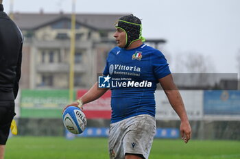 2024-01-06 - Nicholas GASPERINI (Italy) - U20 ITALY VS FRANCE - TEST MATCH - RUGBY