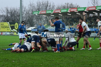 2024-01-06 - The try scored by Jacopo Botturi for Italy - U20 ITALY VS FRANCE - TEST MATCH - RUGBY