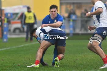 2024-01-06 - Marco Scalabrin (Italy) and Mathys BELAUBRE (France) - U20 ITALY VS FRANCE - TEST MATCH - RUGBY