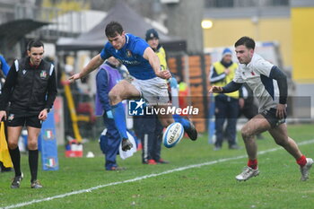 2024-01-06 - Marco Scalabrin (Italy) - U20 ITALY VS FRANCE - TEST MATCH - RUGBY