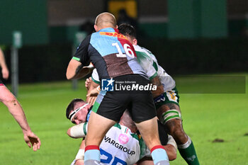 2024-09-13 - Actions of the game and players' images during the match between Benetton Rugby and Harlequins FC at Monigo Stadium, Treviso  13 September 2024 - BENETTON RUGBY VS HARLEQUINS FC - TEST MATCH - RUGBY