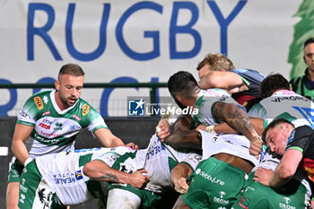 2024-09-13 - Actions of the game and players' images during the match between Benetton Rugby and Harlequins FC at Monigo Stadium, Treviso  13 September 2024 - BENETTON RUGBY VS HARLEQUINS FC - TEST MATCH - RUGBY